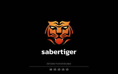 Logotipo Sabre Tiger Gradient