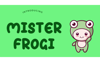Mister Frogi Display Font - Mister Frogi Display Font