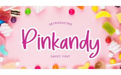 Pinkandy Sweet Kids Display Font - Pinkandy Sweet Kids Display Font