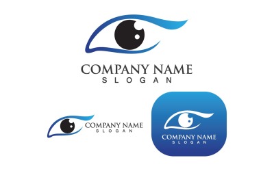 Projektowanie Logo Vector Pielęgnacja Oczu V5