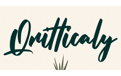 Qritticaly Marker Script Font - Qritticaly Marker Script Font