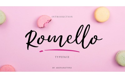 Romello Typeface Font - Romello Typeface Font