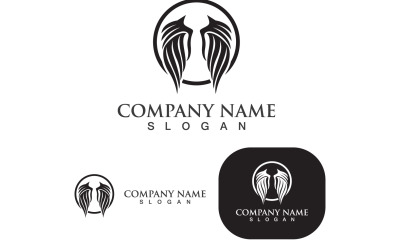 Ala Falcon Bird Logo Template Vector V10