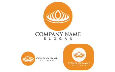 Crown Logo Template Vector IconV16