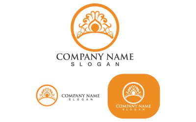 Crown Logo Template Vector IconV21
