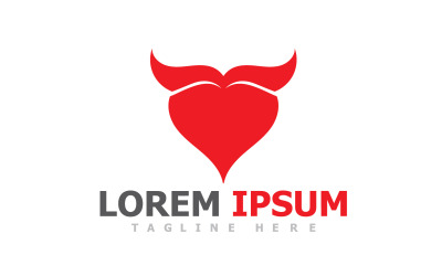 Love Heart Logo Vector Icon V22