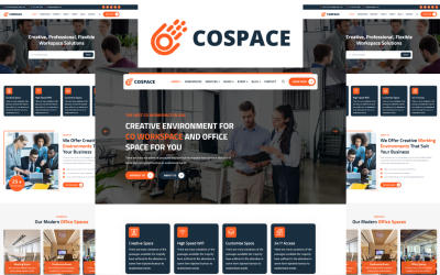 Cospace - Office Rental And Coworking Space HTML5 Template
