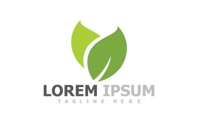 Green Leaf Tree Logo Symbol Elements V15
