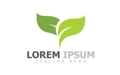 Green Leaf Tree Logo Symbol Elements V23