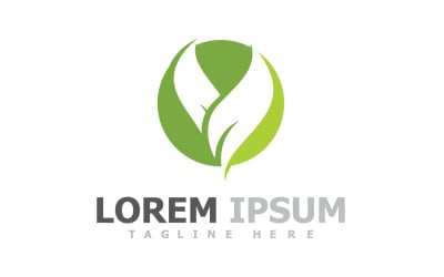 Green Leaf Tree Logo Symbol Elements V36