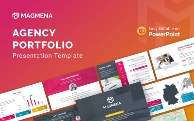 Magmena – Apresentação do Portfólio da Agência em PowerPoint
