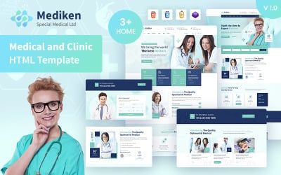 Mediken Medical & Hospital HTML5 sablon
