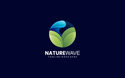 Nature Wave Gradient Logo