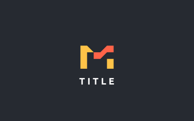 Логотип Modern Visual MS Tech Monogram