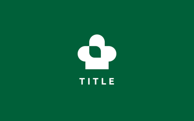 Modern Görsel Şef Gıda Beslenme Sağlık Vegan Logosu