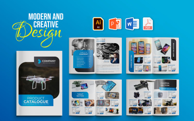 Moderní a kreativní šablona katalogu produktů