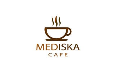Cafelogotyp som matchar alla caféaffärer