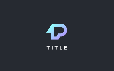 Modern Lite İnsan Beyni Gölge P Ai Logosu