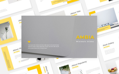 Ambia Minimals Keynote-sjabloon