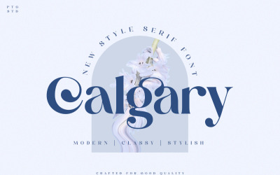 Calgary | New Stylish Serif Font