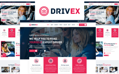 Drivex - HTML5 шаблон автошколи