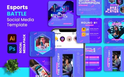 Nuievo - Esports Instagram Post Социальные сети