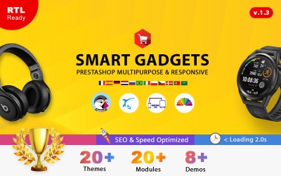 Smart Gadgets - Supermarket Multipurpose Prestashop Template