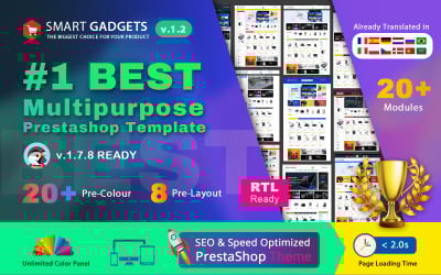 Smart Gadgets - Supermarket Multipurpose Prestashop Template