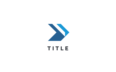 Modern Taze Ok Soyut Dinamik Gönderme Logosu