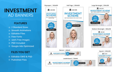 Geschäftsbanner | Investitionsplan-Banner (BU010)