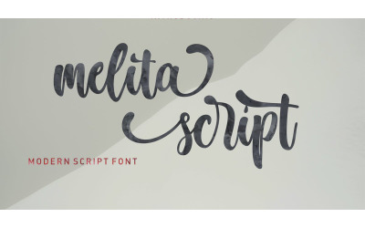 Melita Script Font - Melita Script Font