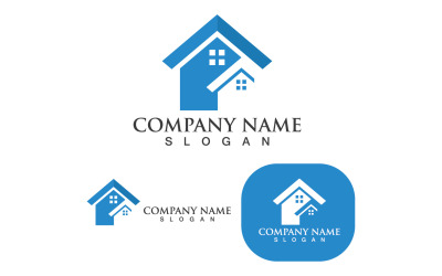 Casa Casa Logo Construindo Vetor V29