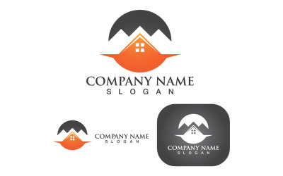 Casa Casa Logo Edificio Vector V47