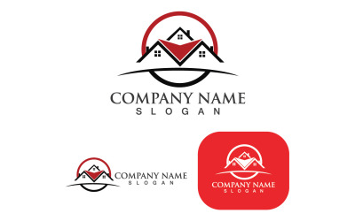 maison, maison, logo, construction, vecteur, v51