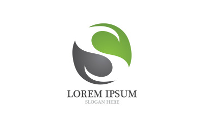 Ekologi Leaf Green Logo Symbol Ver.24