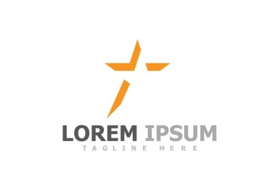 Stjärnlogotyp och symbolvektor V2