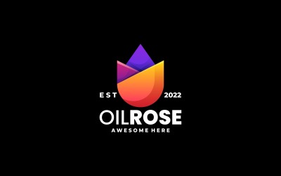Olej Rose Gradient barevné Logo