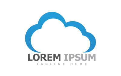 Cloud Server Logo And Symbol V16
