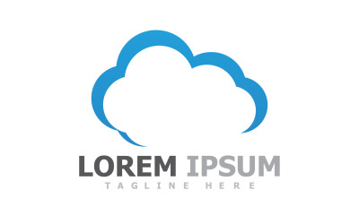 Cloud Server Logo And Symbol V17