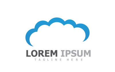 Cloud Server Logo And Symbol V18