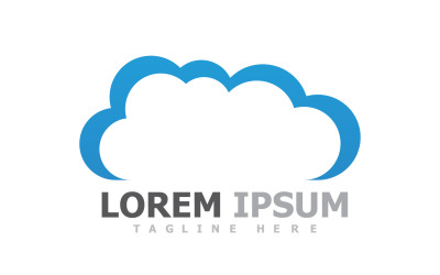 Cloud Server Logo And Symbol V19