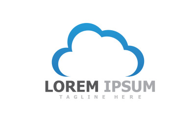 Cloud Server Logo And Symbol V37