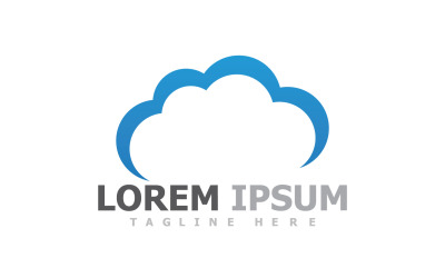 Cloud Server Logo And Symbol V40