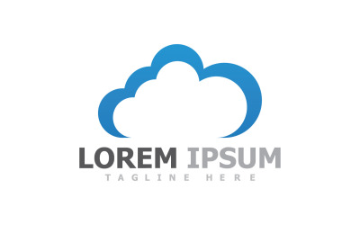 Cloud Server Logo And Symbol V42