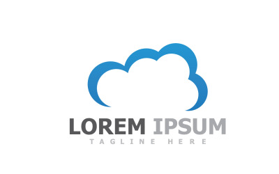 Cloud Server Logo And Symbol V45