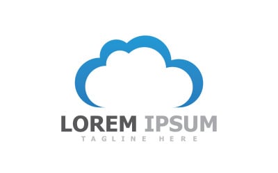 Cloud Server Logo And Symbol V56
