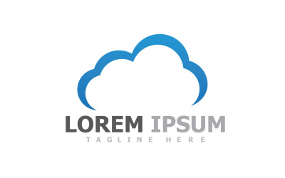 Cloud Server Logo And Symbol V61