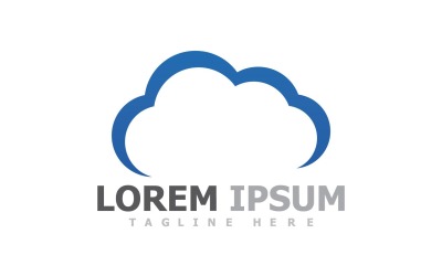 Cloud Server-logo en symbool V31