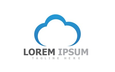 Cloud Server-logo en symbool V32