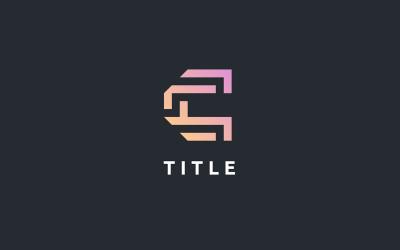 Çağdaş İkonik C CC Tech Shade Logosu